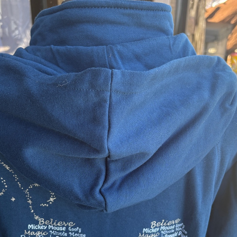 Disney Blue Zip-Up with Heart Charm - Picture 5 of 7